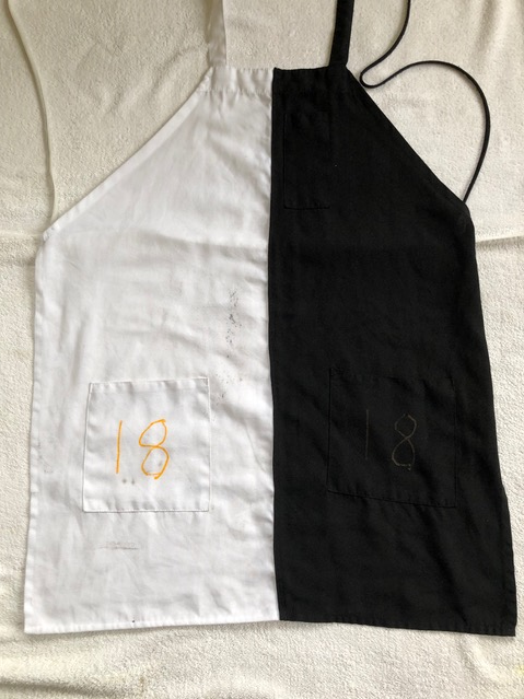 Apron # 18 Before and After
